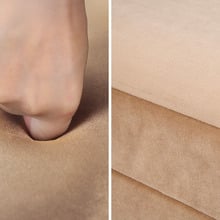 Leah Velvet Storage Ottoman Bench